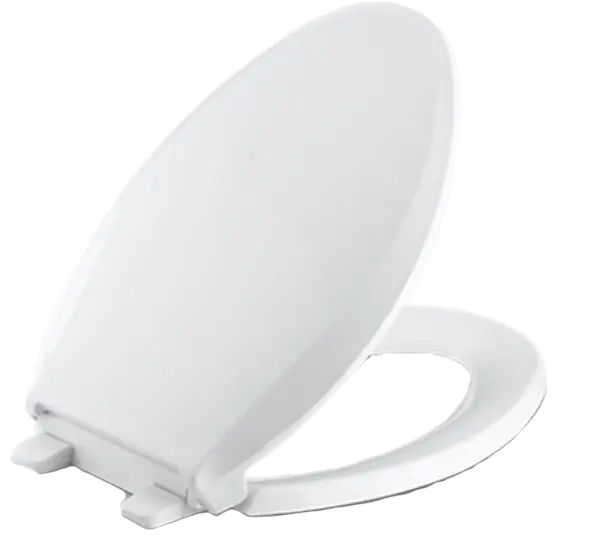 Kohler Cachet White Elongated Toilet Seat With Cover