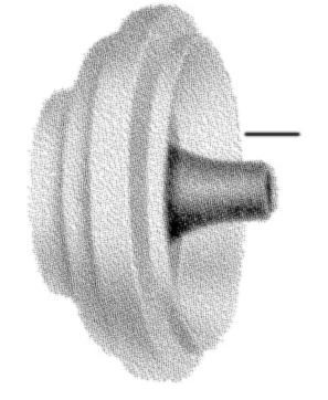 Zurn 4000 F/V Handle Cap Assy
