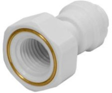John Guest 1/4" FPT x 1/4" Od Polypropylene Push Fit Adapter
