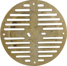 Mark’s Brass Floor Strainer, 7-1/2" Diameter