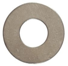 USS Stainless Steel Flat Washer, 3/8"