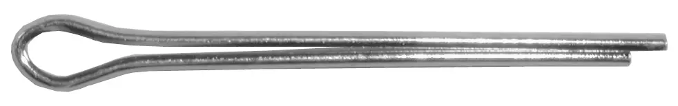 Extended Prong Zinc Plated Steel Cotter Pin, 7/64" x 1-1/2"