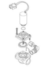 Acorn P Valve Assembly wl 9VDC Solenoid -LH
