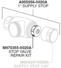 American Standard Stop Repair Kit (3/4" & 1")