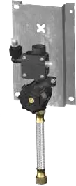 Acorn Single Temperature Unit Less Push Button Assembly, 0.5 GPM