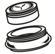 American Standard Brushed Nickel Hampton Aerator and Trim Ring for Centerset and Widespread Faucets
