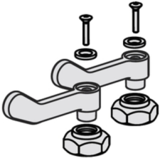 Symmons Handle  Assembly Kit S-2490 (Includes 2 Handles)