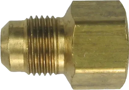 Flared x Female Half Union, 3/8" OD Tubing Size x 3/8" FPT, Heavy Pattern