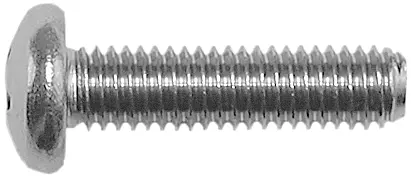 Machine Screw, Slotted Round Head, 10-32 x 3/4"
