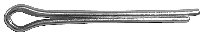 Extended Prong Zinc Plated Steel Cotter Pin, 3/32" x 1"