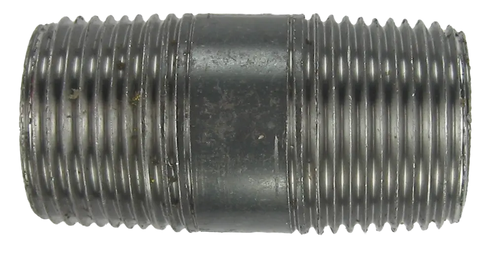 3/4" x 2" Black Seamless Nipple