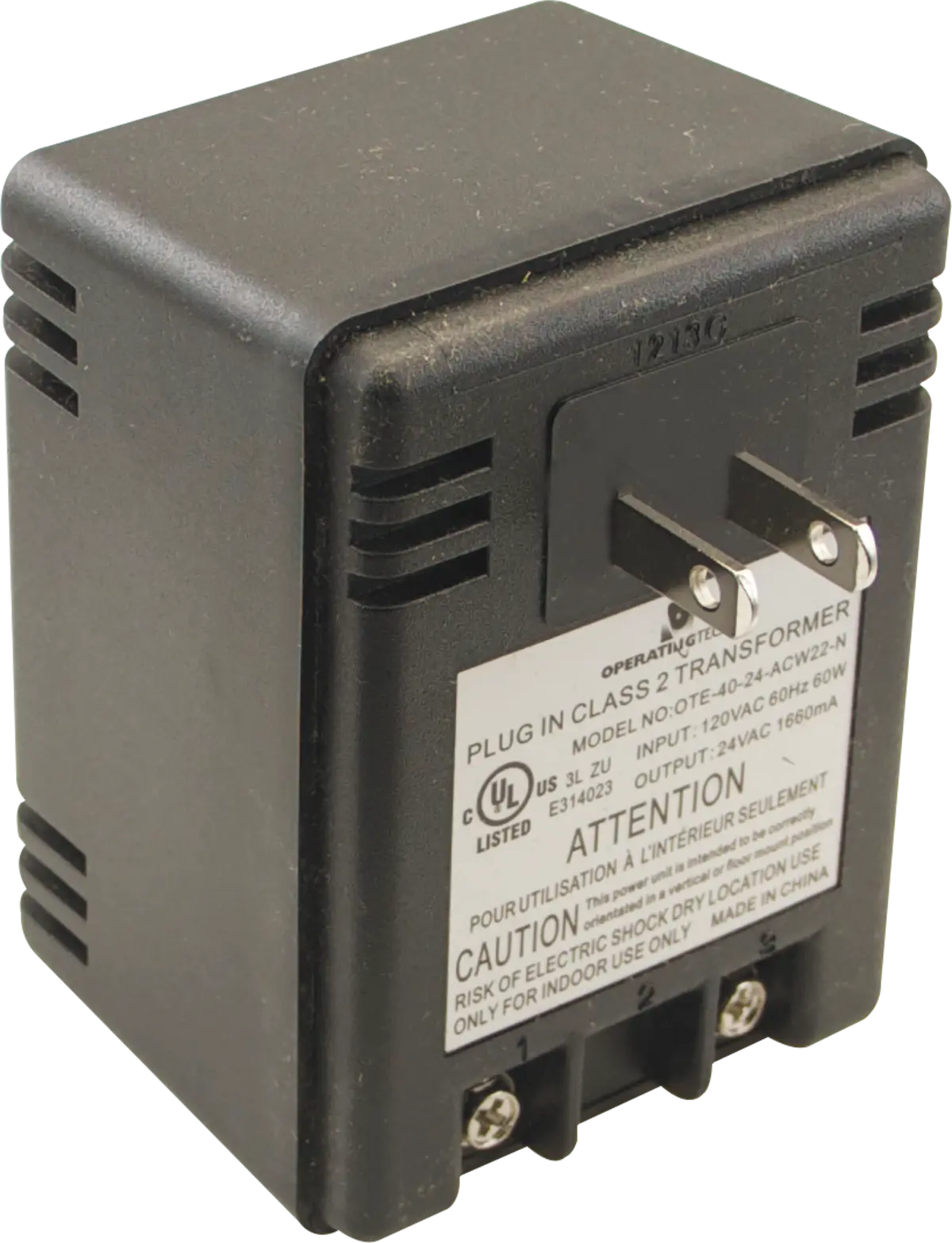 Sloan Transformer Plug 120V/35VA ETF233
