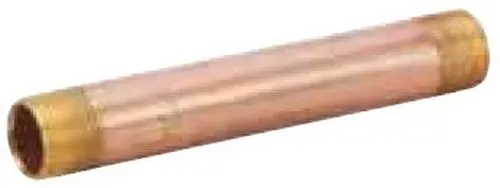 2" X 4-1/2" Rough Brass Nipple