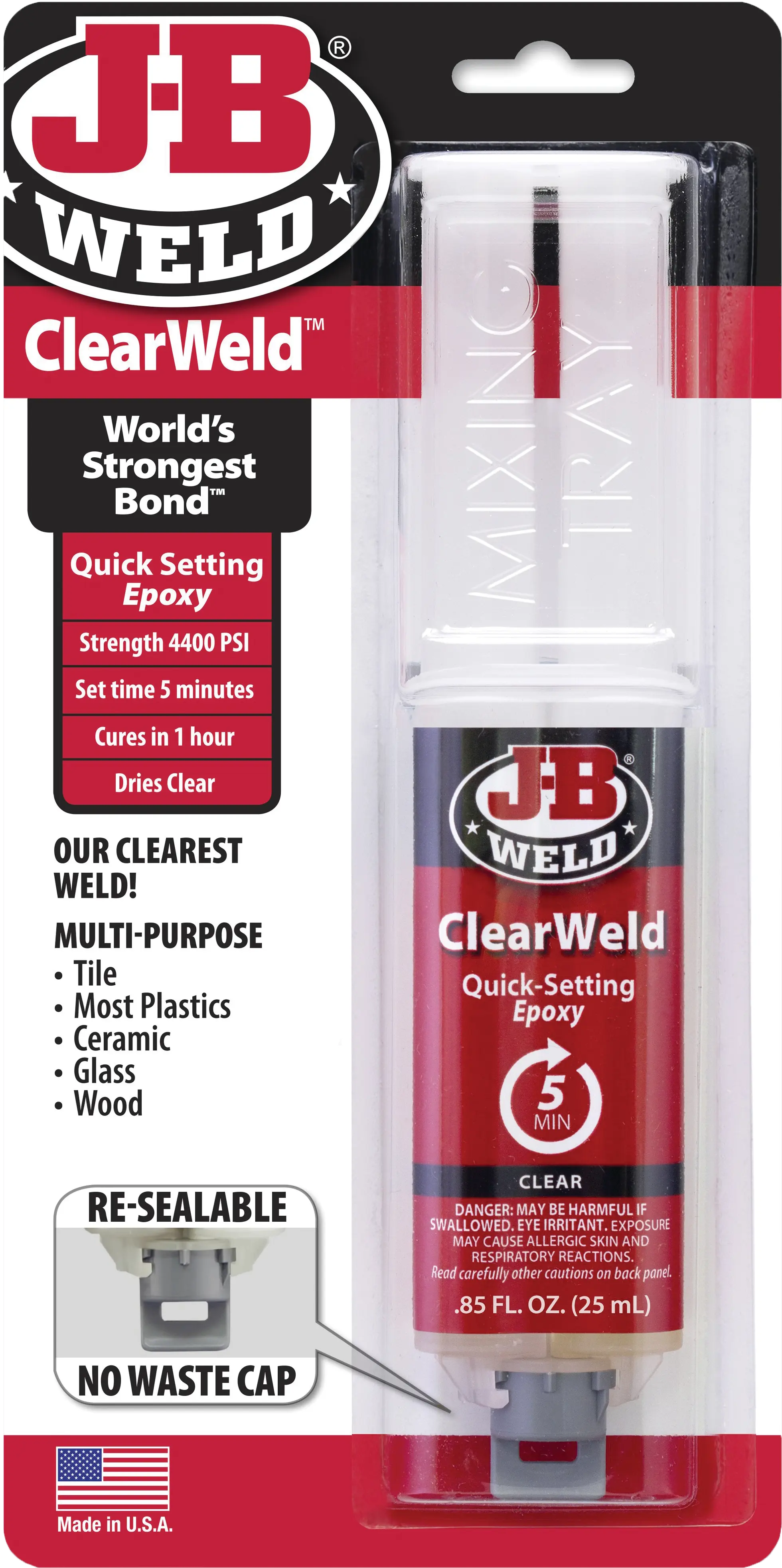 JB Weld Mini Clear Epoxy