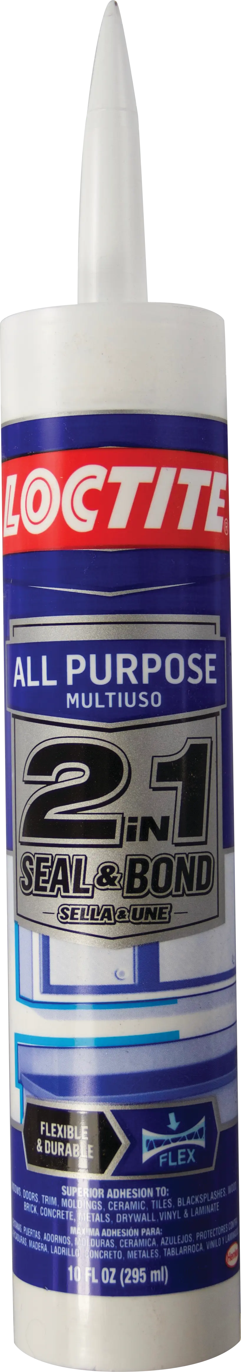 Polyseamseal All-Purpose Adhesive Caulk by Loctite White 10 Oz. Cartridge