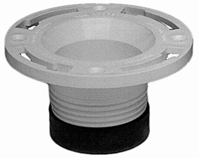 Oatey 4" PVC Twist-N-Set Floor Flange