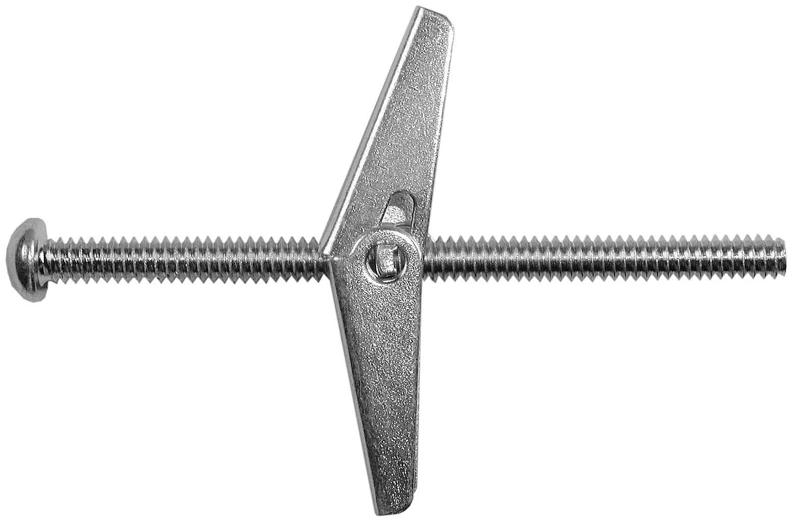 Zinc Plated Steel Toggle Bolt, 3/16" x 3"