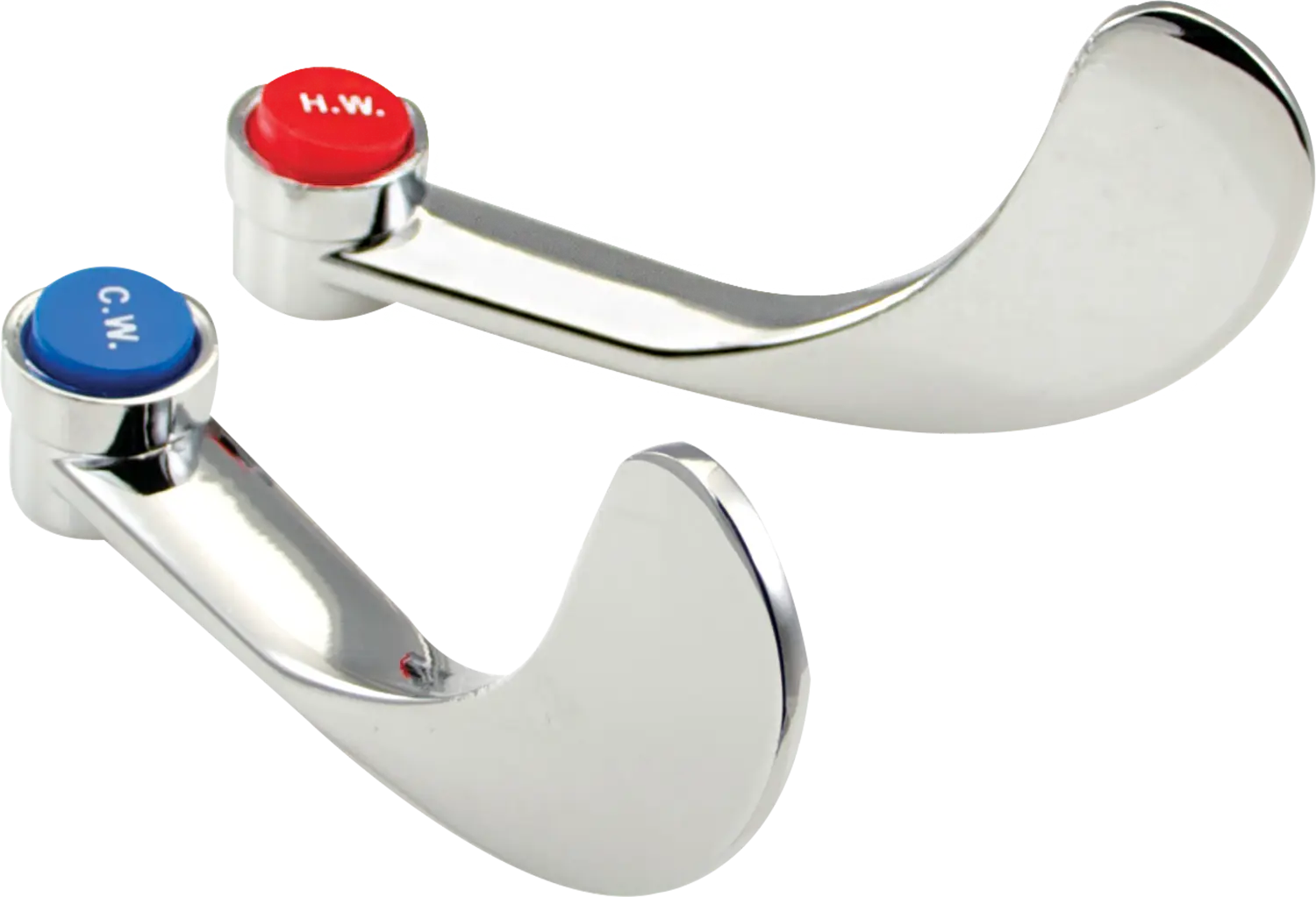 4" Wrist Blade Handle Pair Fits T&S Brass