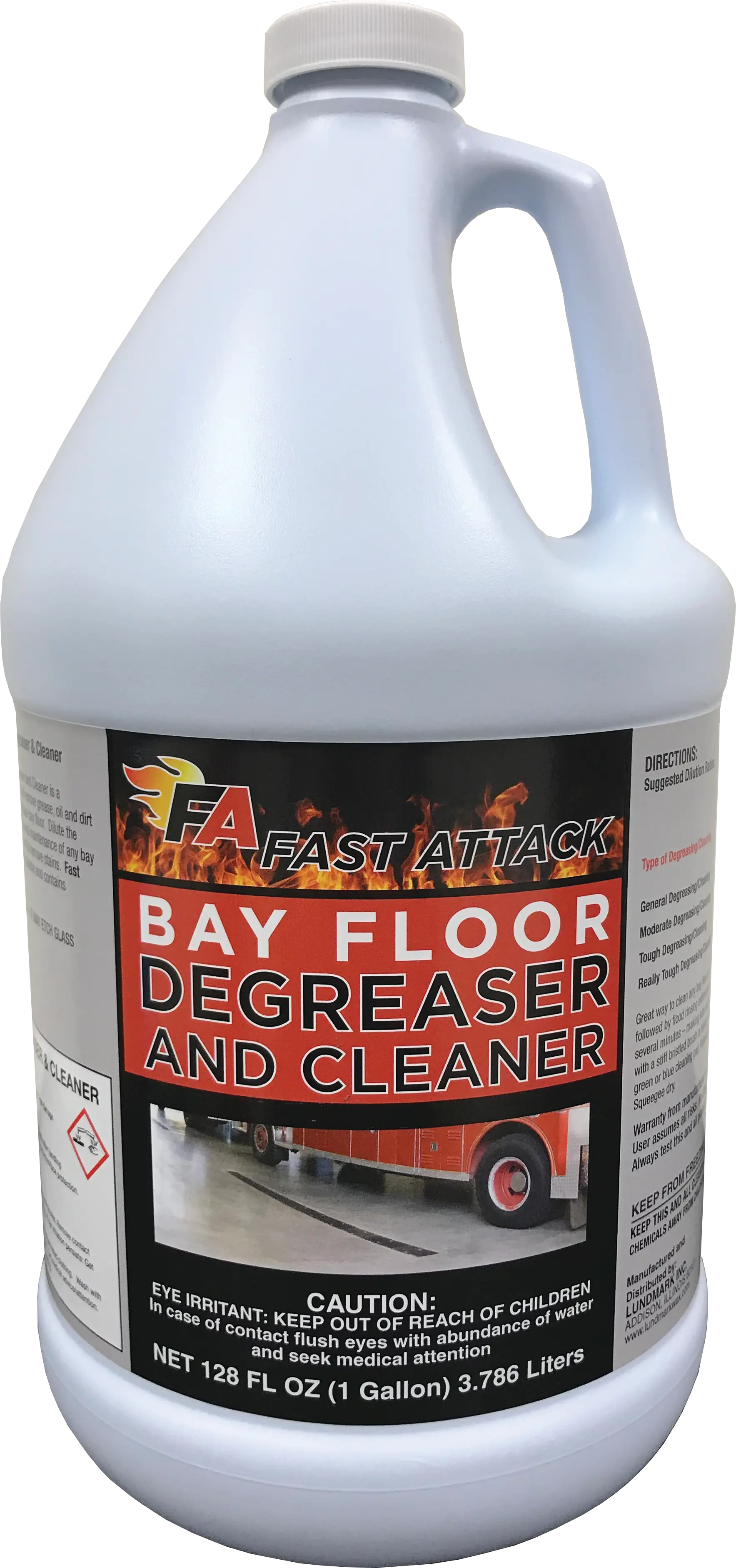 Fast Attack Bay Floor Degreaser and Cleaner, 1 Gallon Bottle