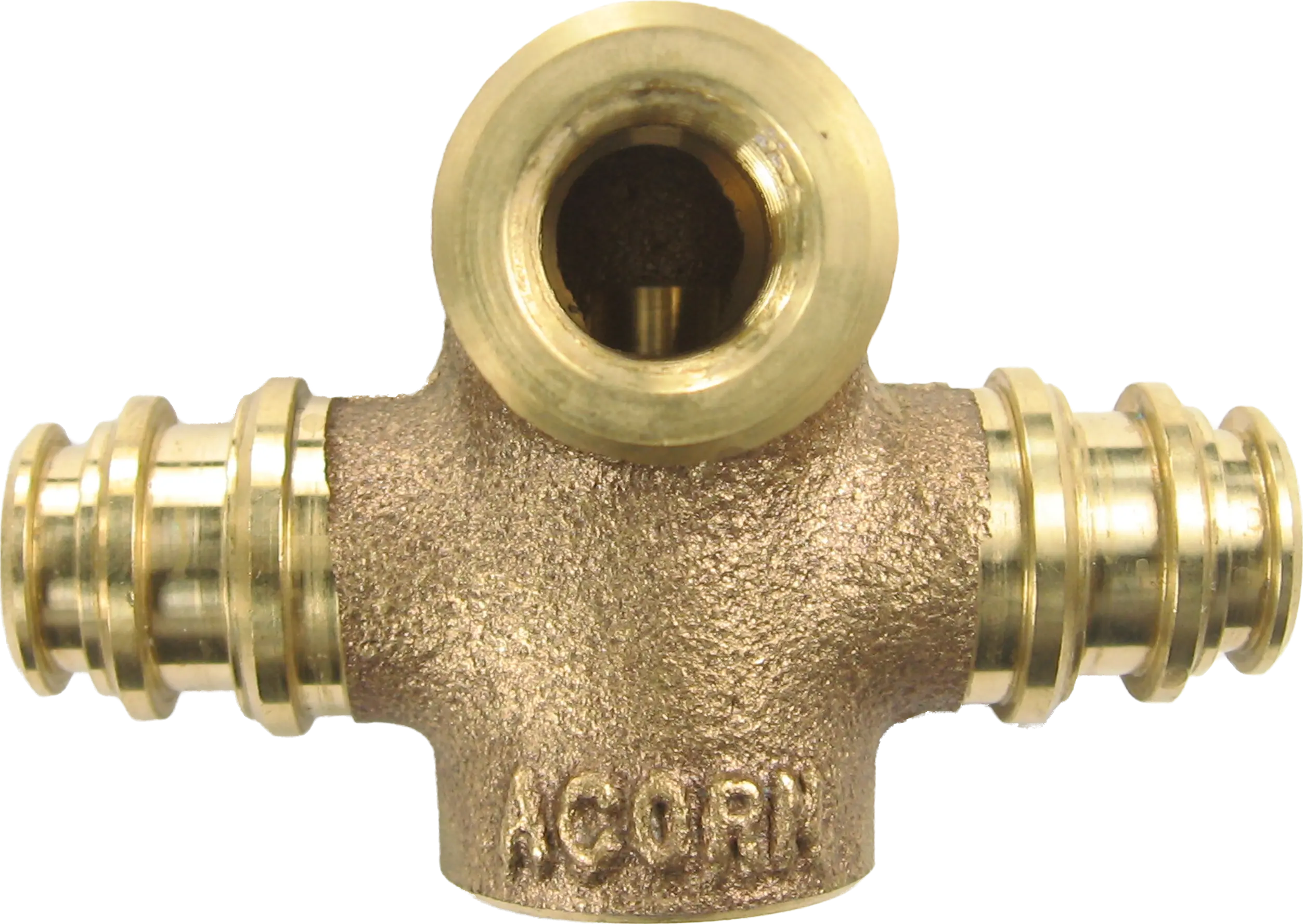 Acorn Brass Flo-Control Tee Lf