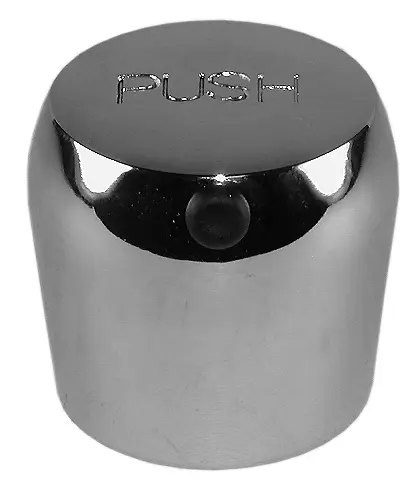 Zurn AquaSpec® Single Metering/Push Handle with Red, Blue, and Black Index Plugs