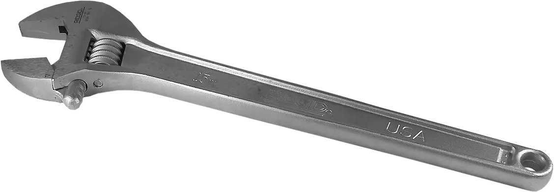 Ridgid Adjustable Wrench, 15"
