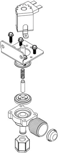 Willoughby 24V Plastic Single Temperature Solenoid Valve