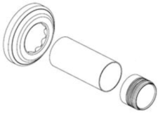 Moen 3/4" x 3" Sweat Adapter Assembly