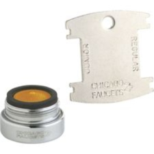 Chicago 1.5 GPM  Male Vandal Proof Pressure Compensating Econo-Flo Non-Aerating Outlet With Key