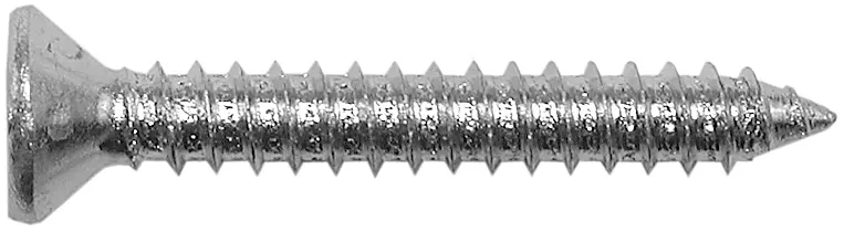 Sheet Metal Screw, Phillips Flat Head, 12 x 1-1/2"