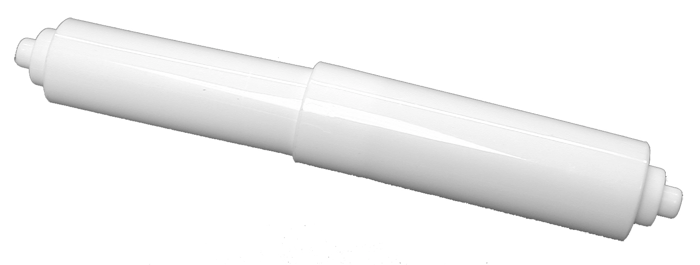 White Plastic Fit All Tissue Roller
