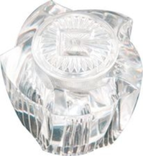 Royal Brass Hot Clear Acrylic Handle Assembly