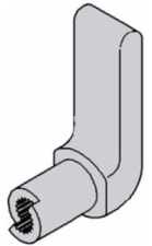 Kohler Chrome Temperature Lever Handle Assembly