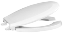Centoco Heavy Duty Commercial Toilet Seat Open Front With Cover Regular Bowl