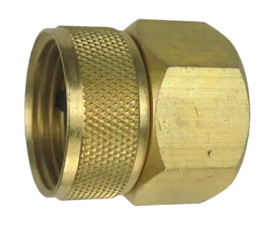 Brass Hose Fitting 3/4" FHT (Swivel) x 3/4" FPT