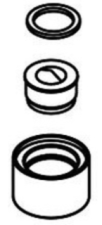 Kohler Vibrant Polished Nickel Aerator Kit
