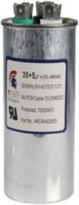 Preferred 80+5 MFD x 440V Round Motor Run Dual Capacitor