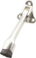 H. B. Ives Aluminum Natural Finish 4" High Door Holder