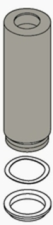 Kohler Vibrant Brushed Nickel Tall Handle Bonnet (3 5/16") Kit