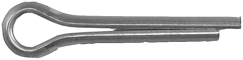 Extended Prong Zinc Plated Steel Cotter Pin, 3/16" x 1"