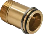 Zurn Rough Brass 2-1/8" Stop Nipple