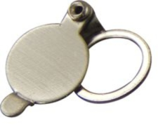 1/2" Satin Nickel Door Viewer Cover