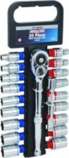 Channellock Standard / Metric 3/8" Drive Universal Socket Set, 20-Piece