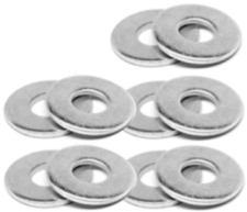 Murdock #10 Stainless Steel Flat Washer (10 Pack)