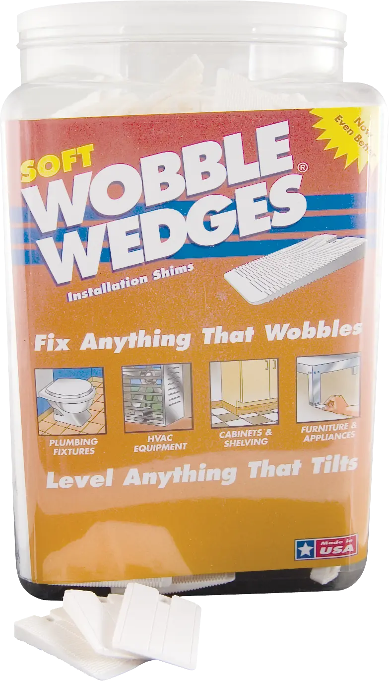 White Soft Wobble Wedges® (300 Pack)