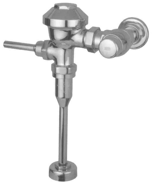 Zurn AquaVantage® AV Exposed Manual Diaphragm Flush Valve with 0.5 gpf in Chrome