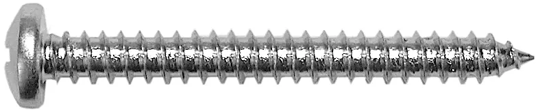Sheet Metal Screw, Phillips Pan Head, 8 x 1-1/2"