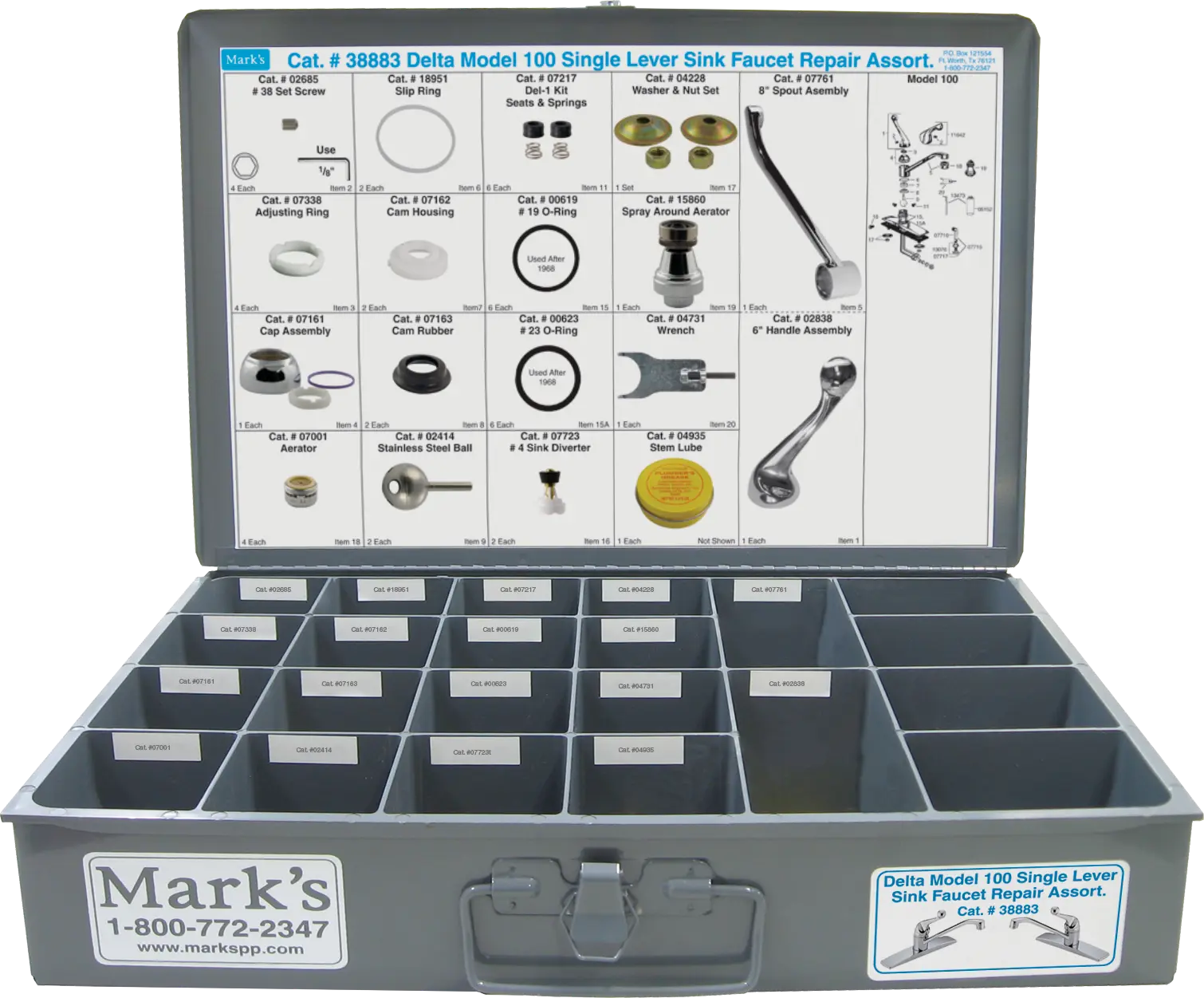 Delta 100 Sink Faucet Repair Assortment