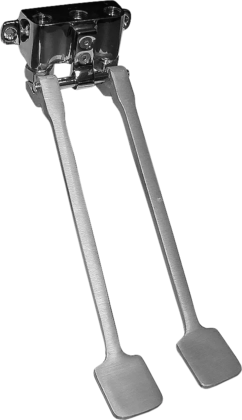 Fisher Dual Wall Mounted Foot Valve