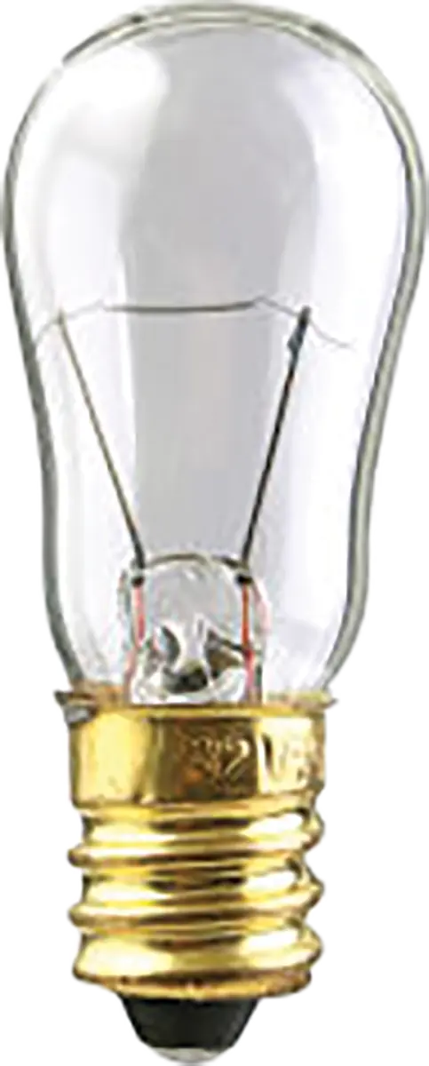 CEC Industries LTD Candelabra Screw Base Lamp 130V 6W